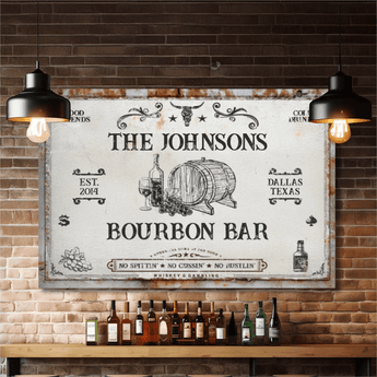 bar canvas personalized gift with message card jewelry gift box romantic keepsake